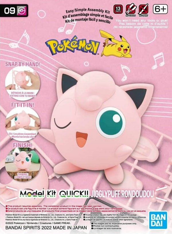 09 Jigglypuff Pokemon Model Kit Quick - Image 4
