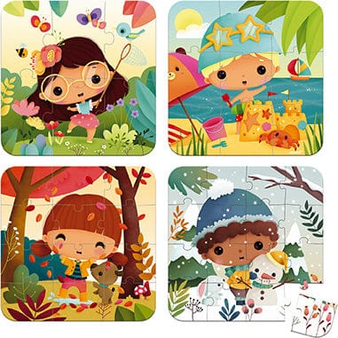 4 Progressive Difficulty Puzzles - 4 Seasons (6-9-12-16 Pcs) - Image 6