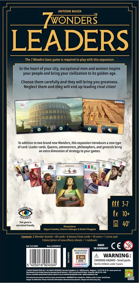 7 Wonders: Leaders (New Edition) - Image 3