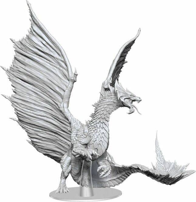 Adult Brass Dragon Unpainted