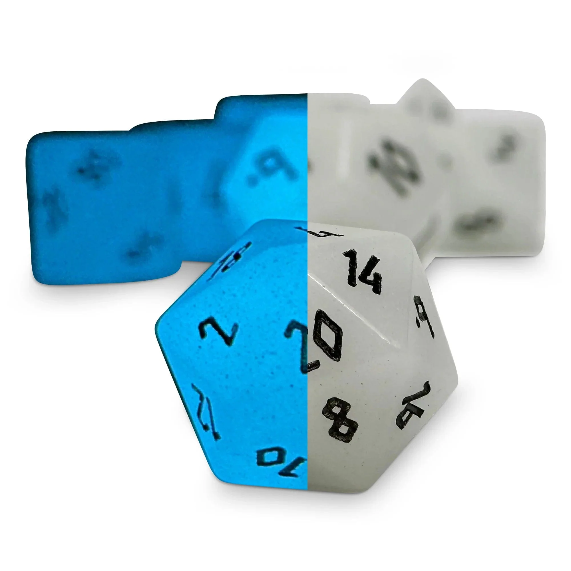 Aqua Glowstone - 7 Piece RPG Set