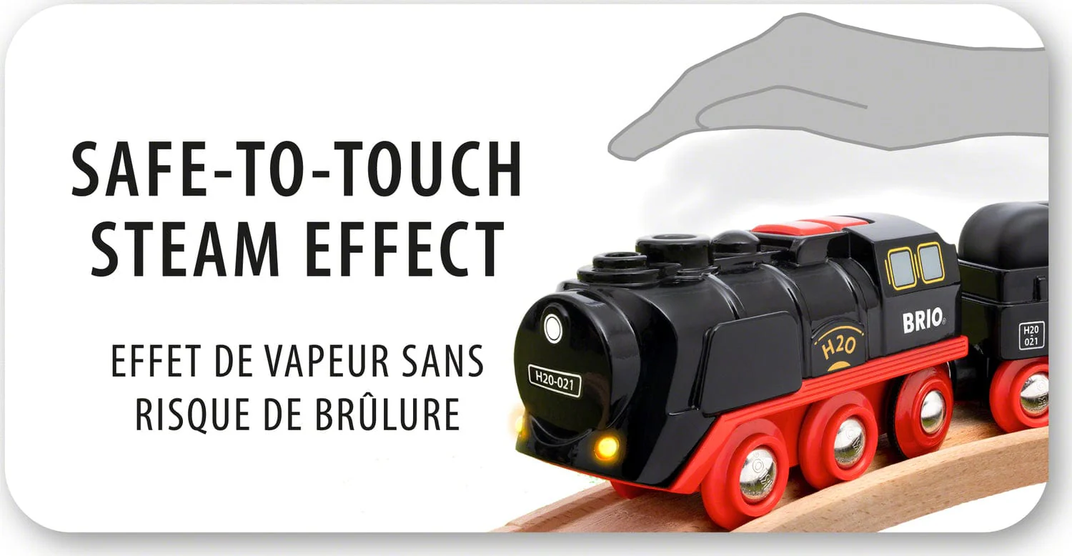 BRIO Battery Operated Steam Train - Image 4