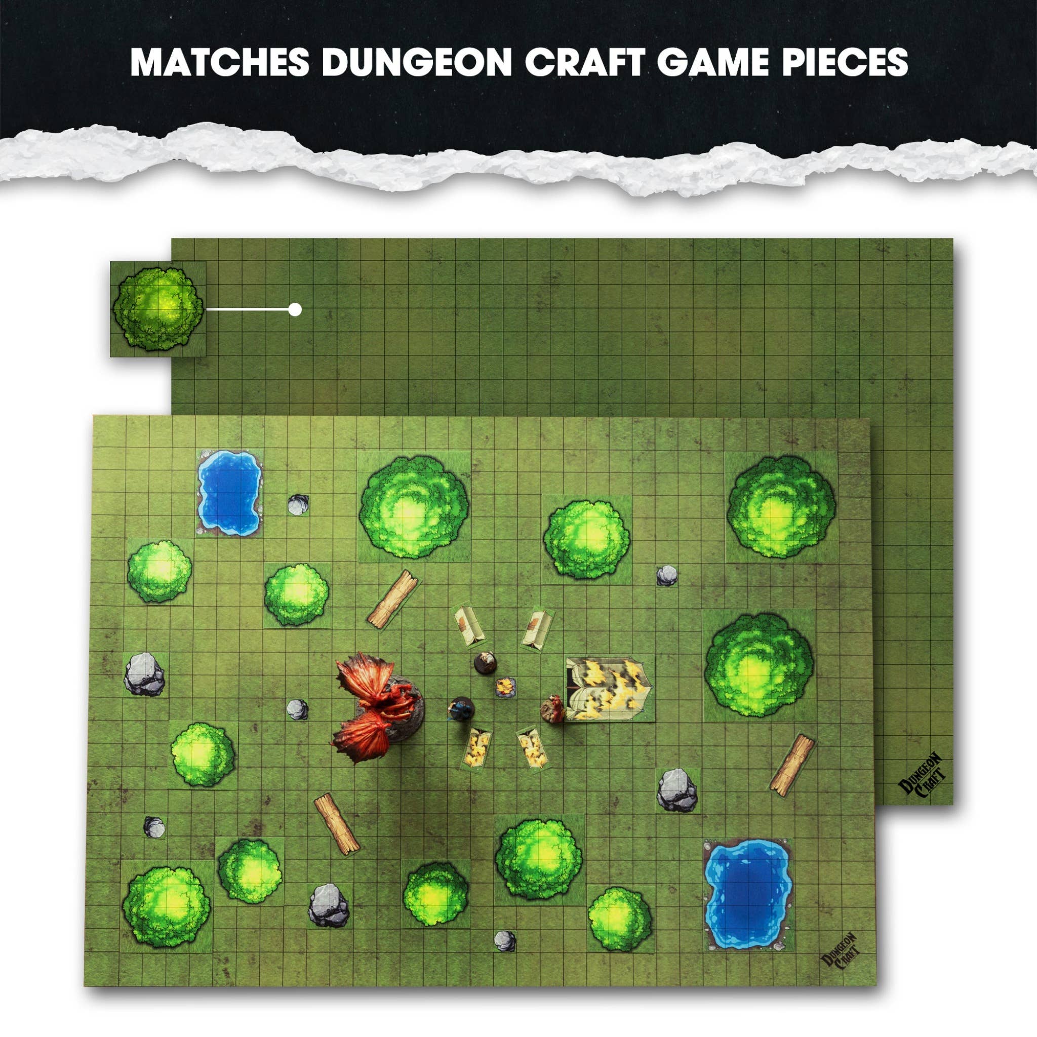 BattleMap: Grasslands battle map for DnD - Image 5