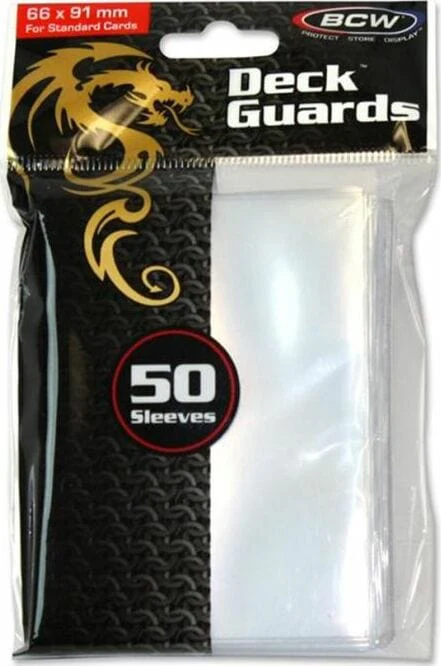 BCW Standard Sleeves Clear