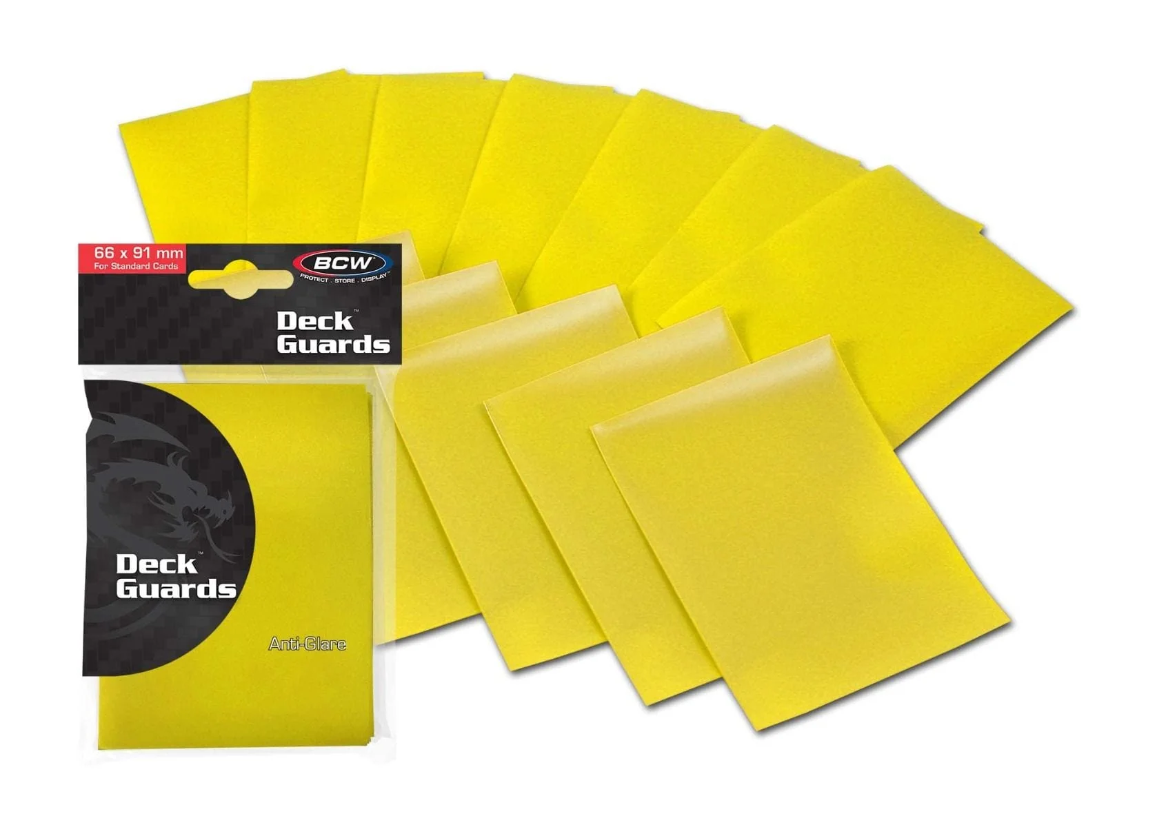 BCW Yellow Double Matte Sleeves - Image 2
