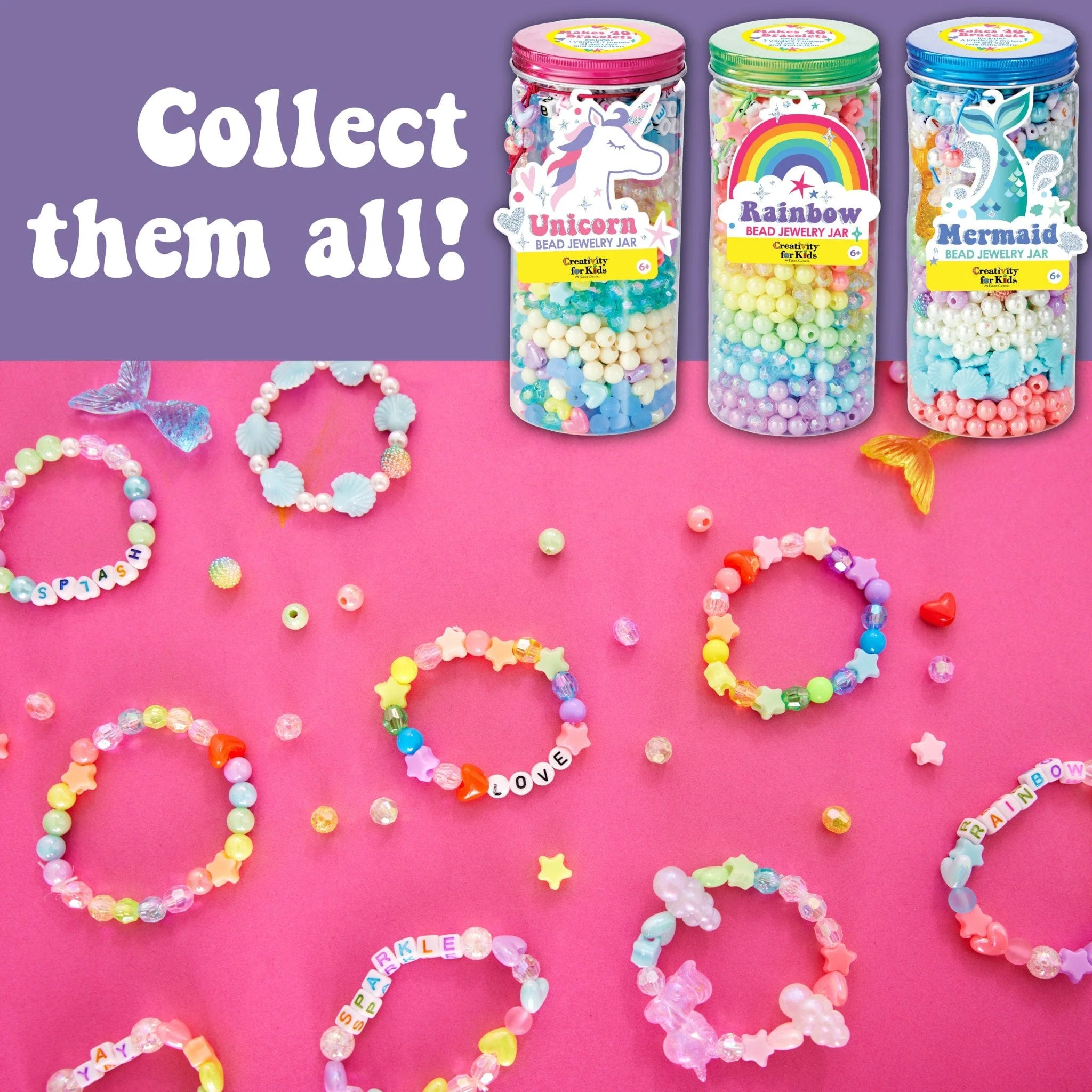 Bead Jewelry Jar Rainbow - Image 4