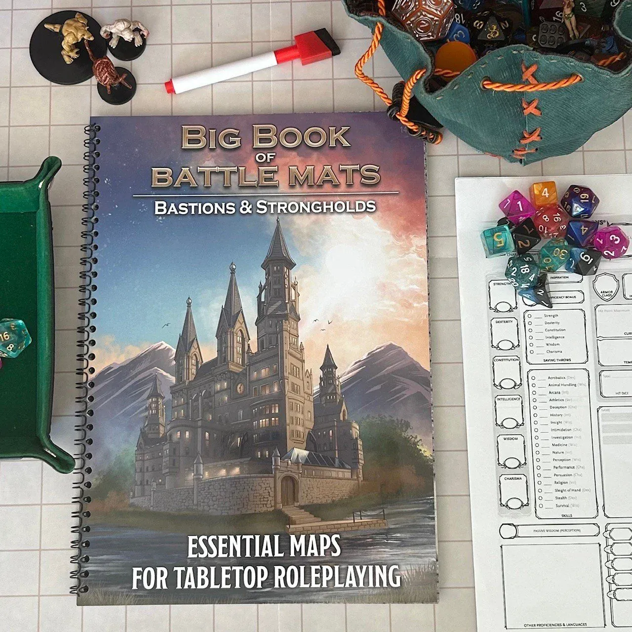 Big Book of Battle Mats - Bastions & Strongholds 12x9" - Image 5