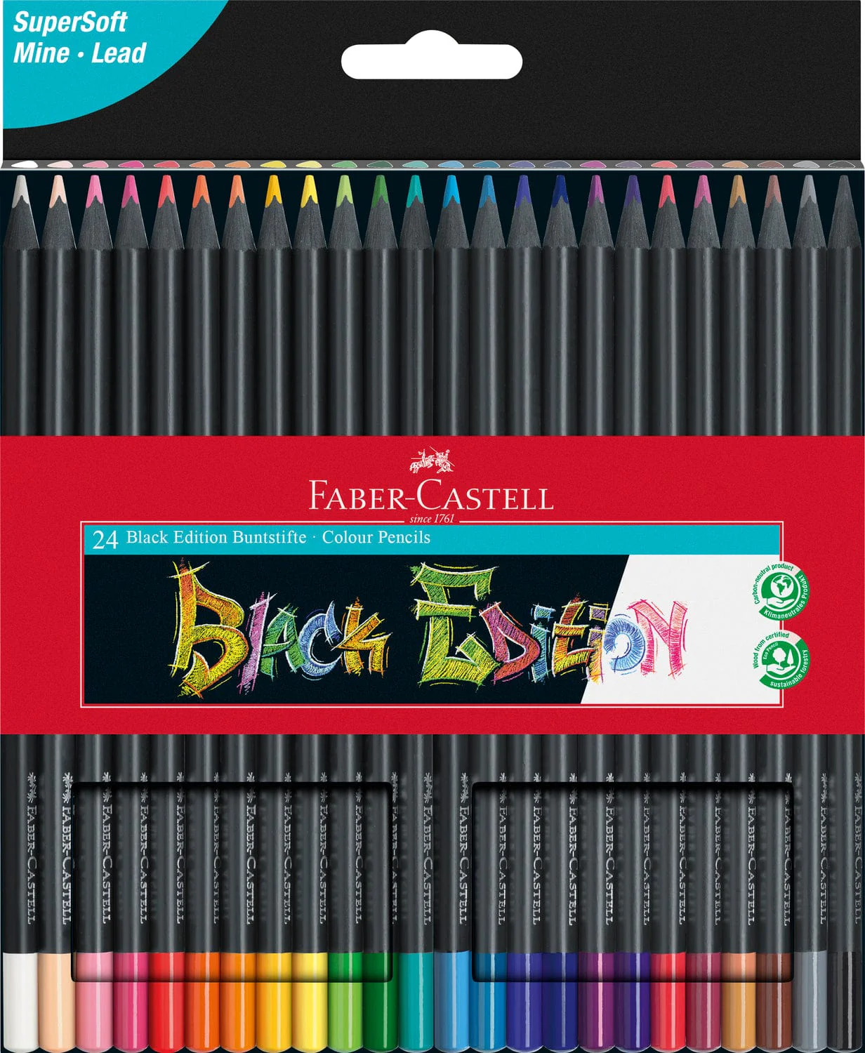 Black Edition Colored Pencils - Box of 24 - Image 2