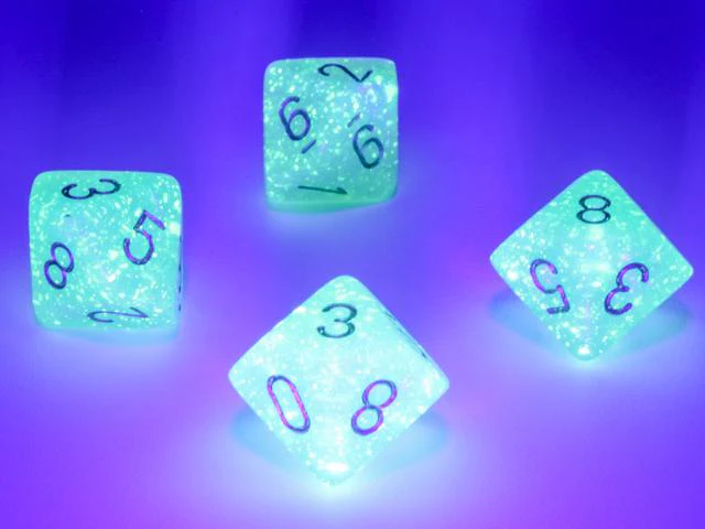 Borealis Light Green Gold Luminary d10 Set - Image 2