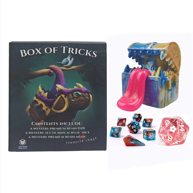 Box of Tricks - Mystery Mini Dice, D20, and Mimic