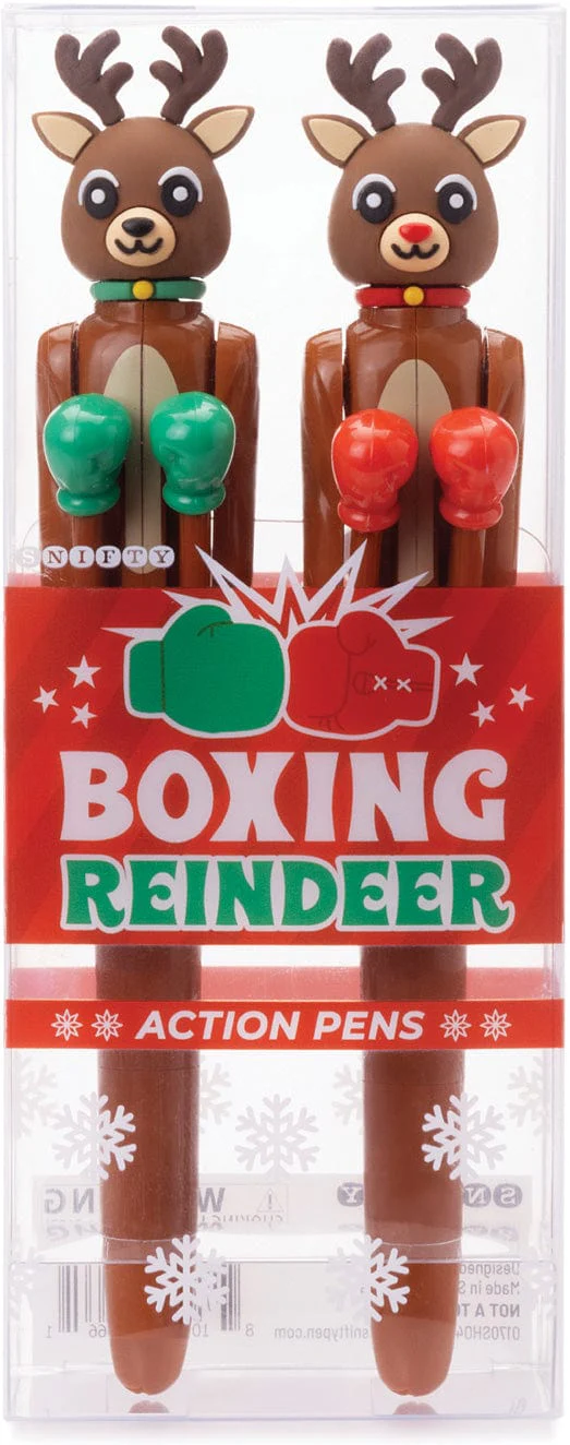 Boxing Reindeer Pens Set Of 2 - Image 3