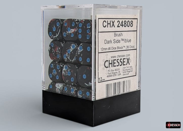 Brush Darkside/blue d6 Dice Block (36 Dice) - Image 2