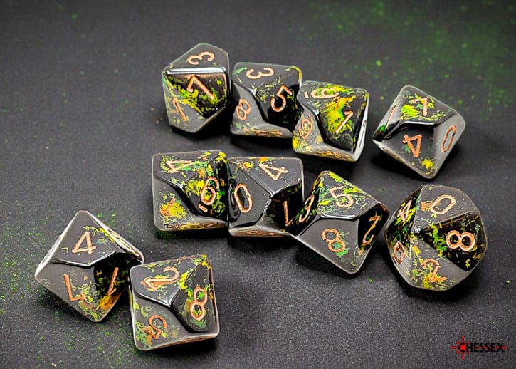 Brush Deep Forest/gold d10 Set