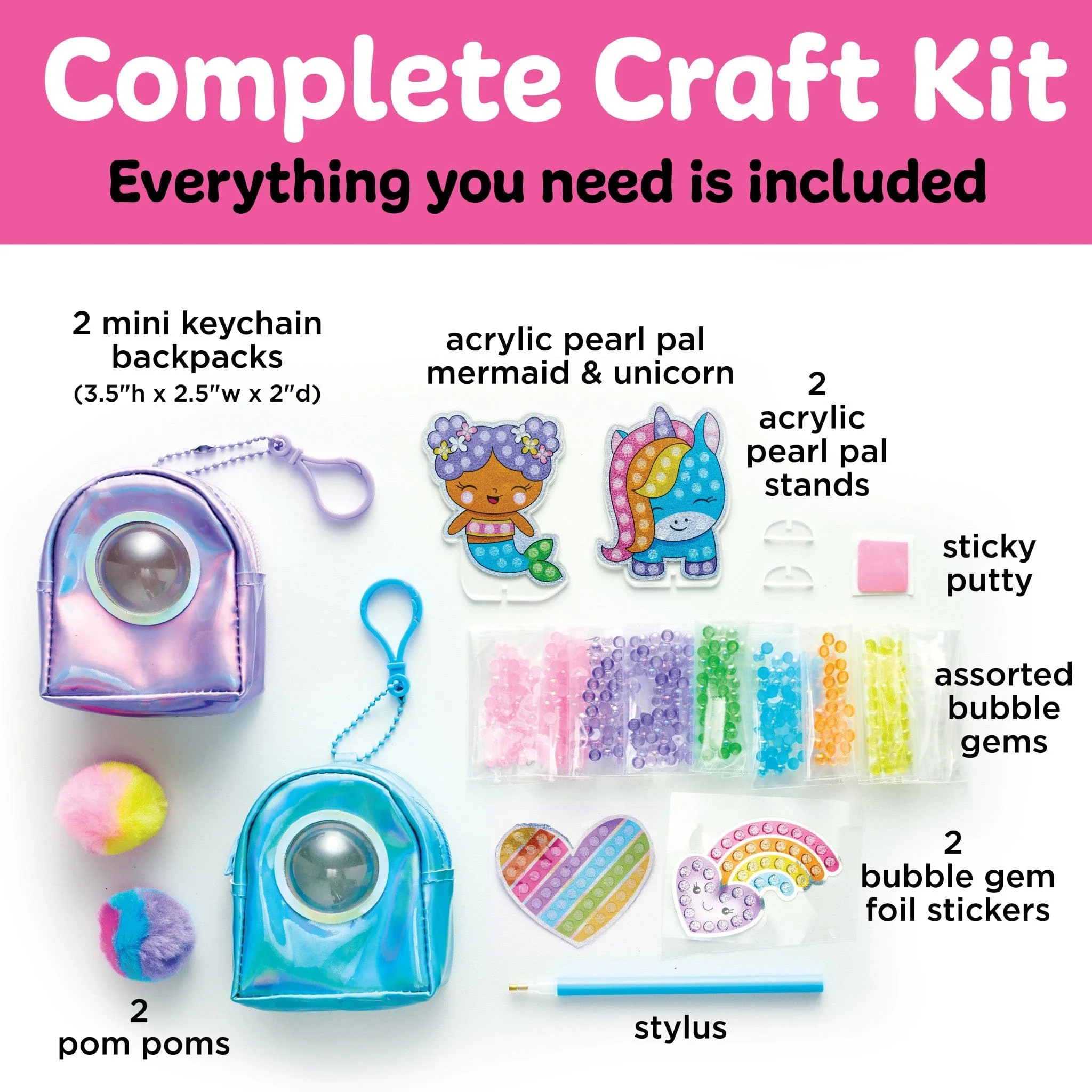 Bubble Gems™ Backpack Keychains - Image 3