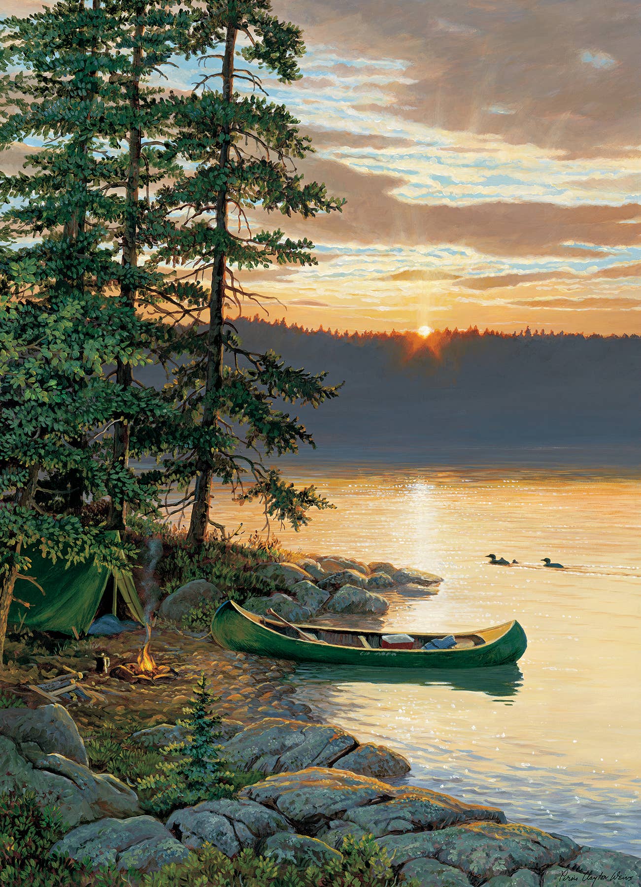 Canoe Lake 500pc puzzle - Image 2