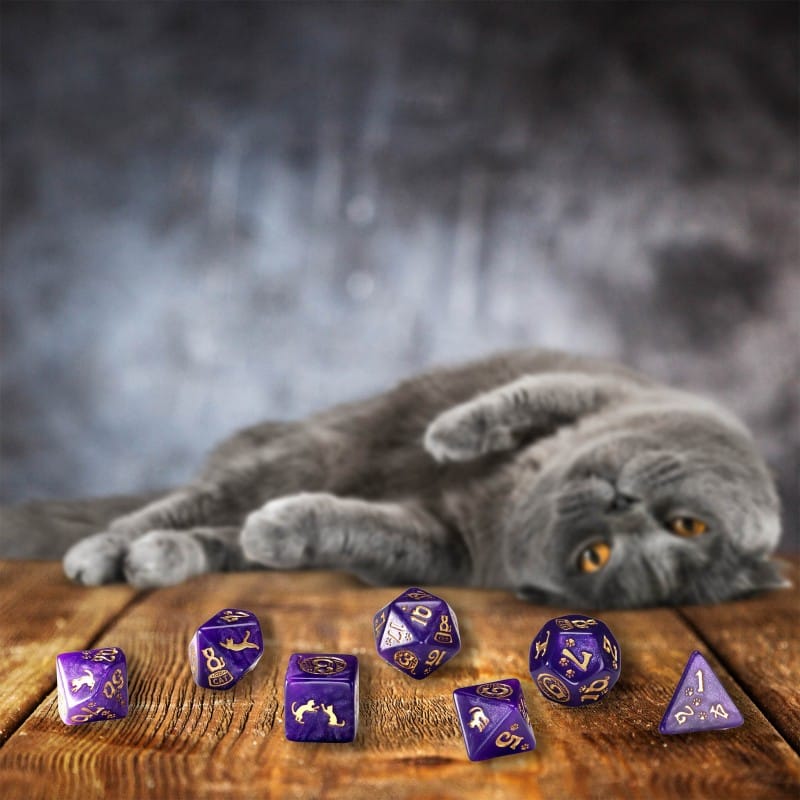 CATS Dice Set: Purrito - Image 4