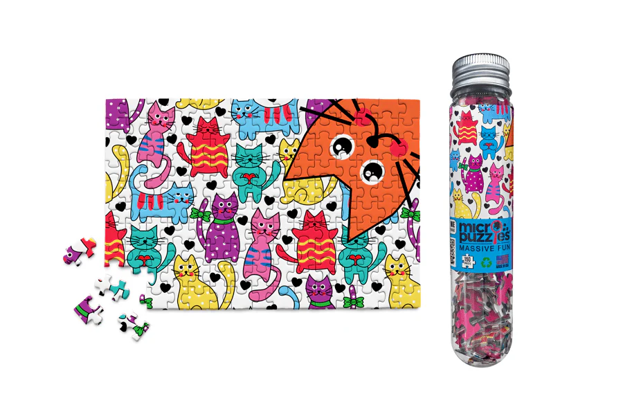 Cats Mini Jigsaw Puzzles - Great impulse buy for teacher