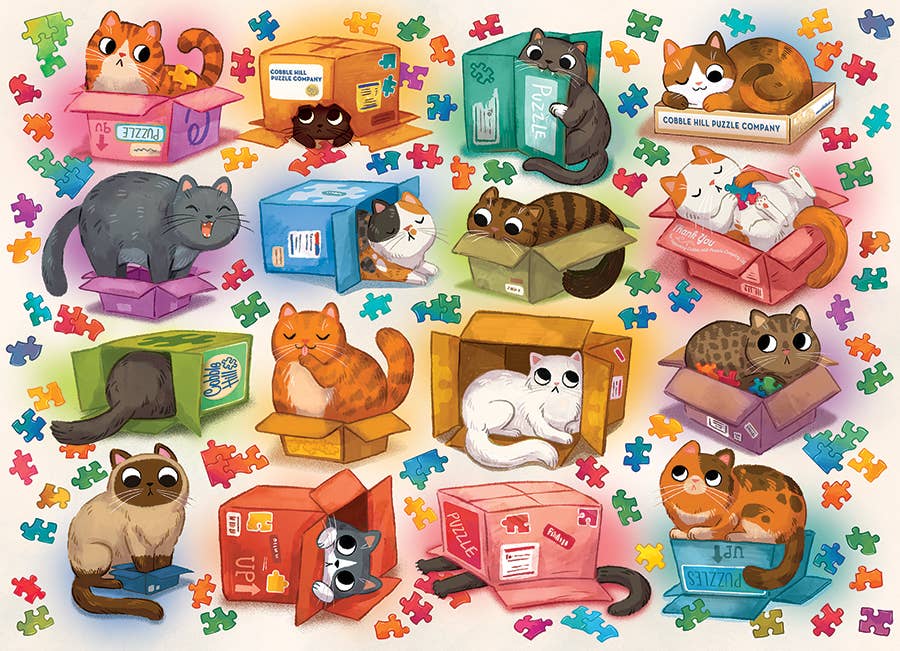 Cats vs Puzzles -1000pc-Puzzle - Image 2