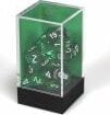 Translucent Polyhedral Green/white 7-Die Set - Image 4