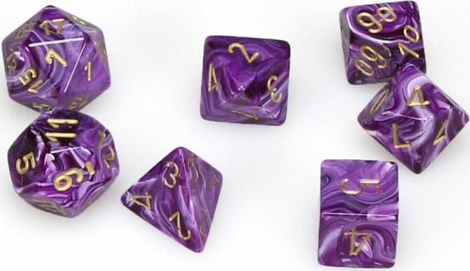Vortex® Polyhedral Purple/gold 7-Die Set - Image 2