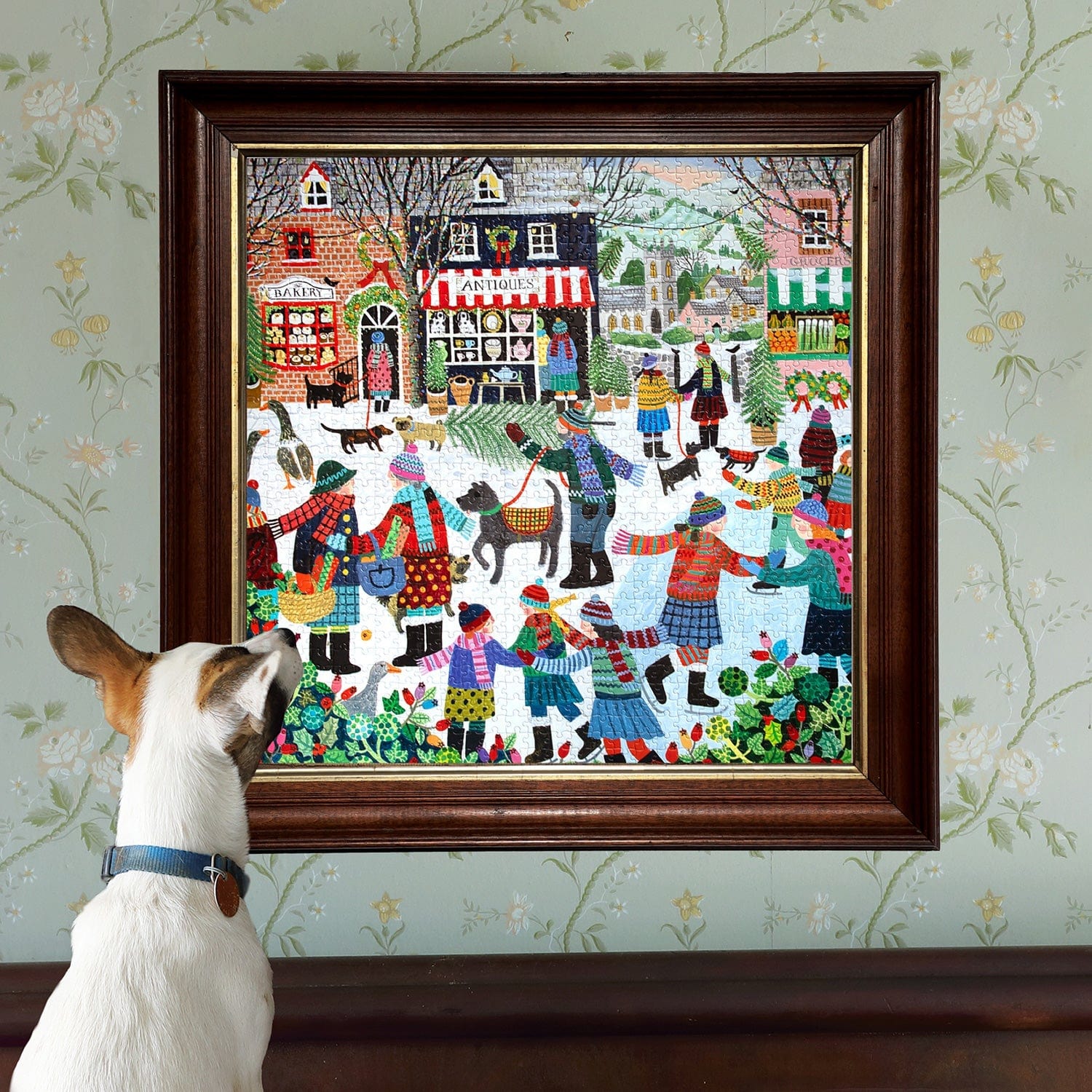 Christmas in the Square - 1000pc Jigsaw Puzzle - Image 5