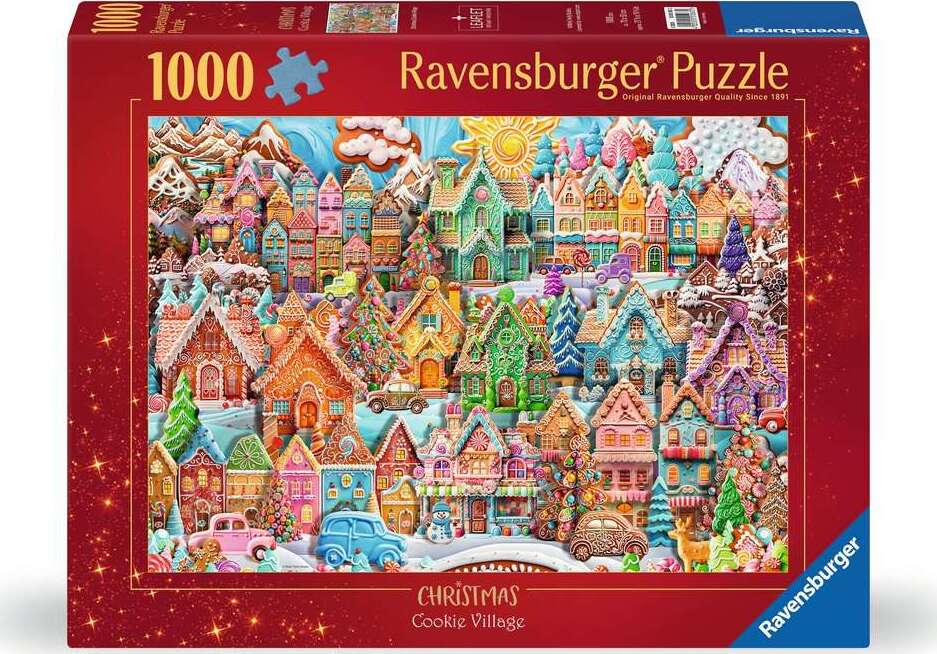 Christmas Cookie Village - 1000 Pieces Puzzle - Image 4