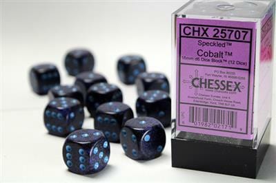 Speckled® 16mm D6 Cobalt™ Dice Block™ (12 dice) - Image 4