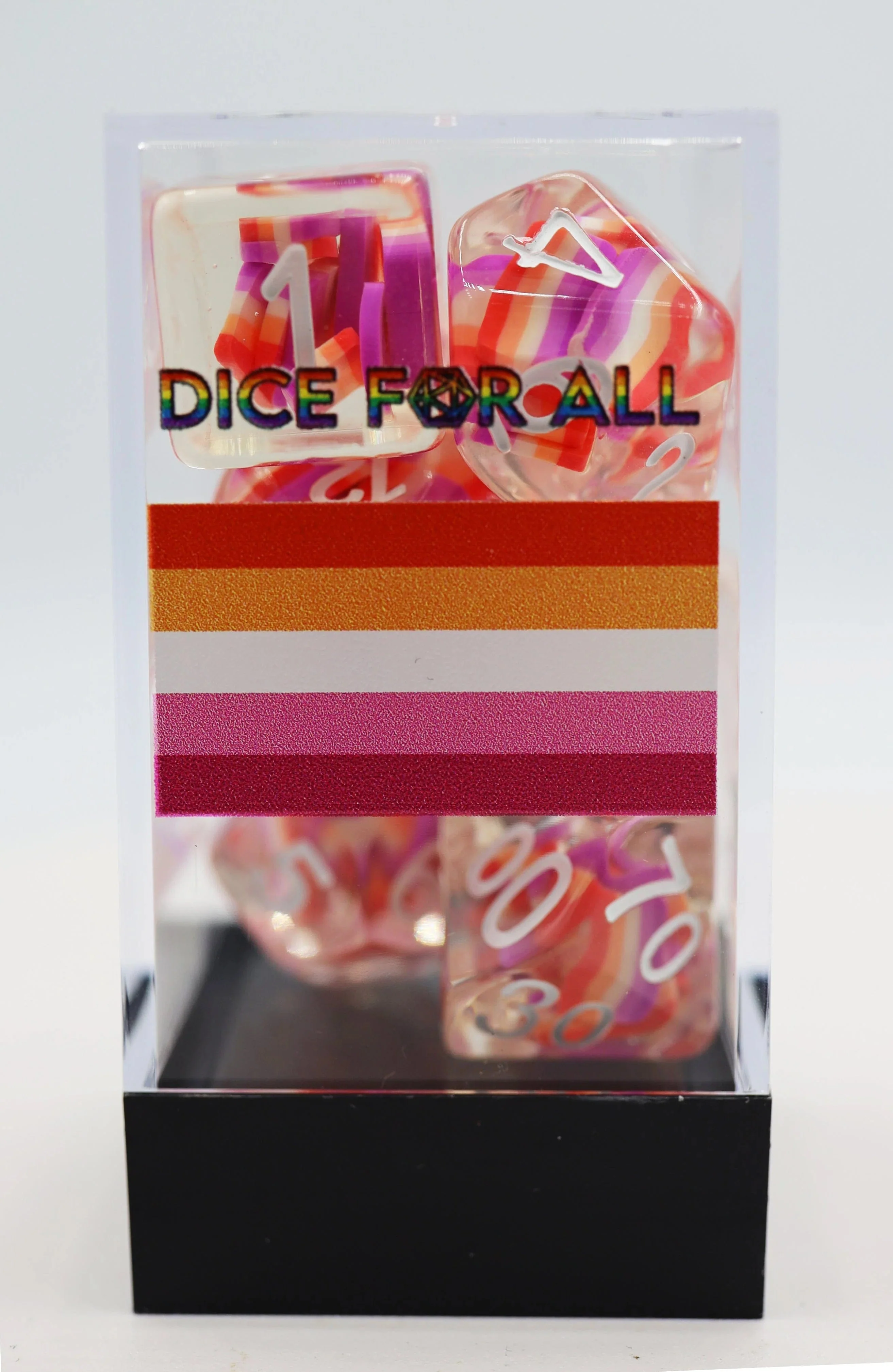 Lesbian RPG Dice Set