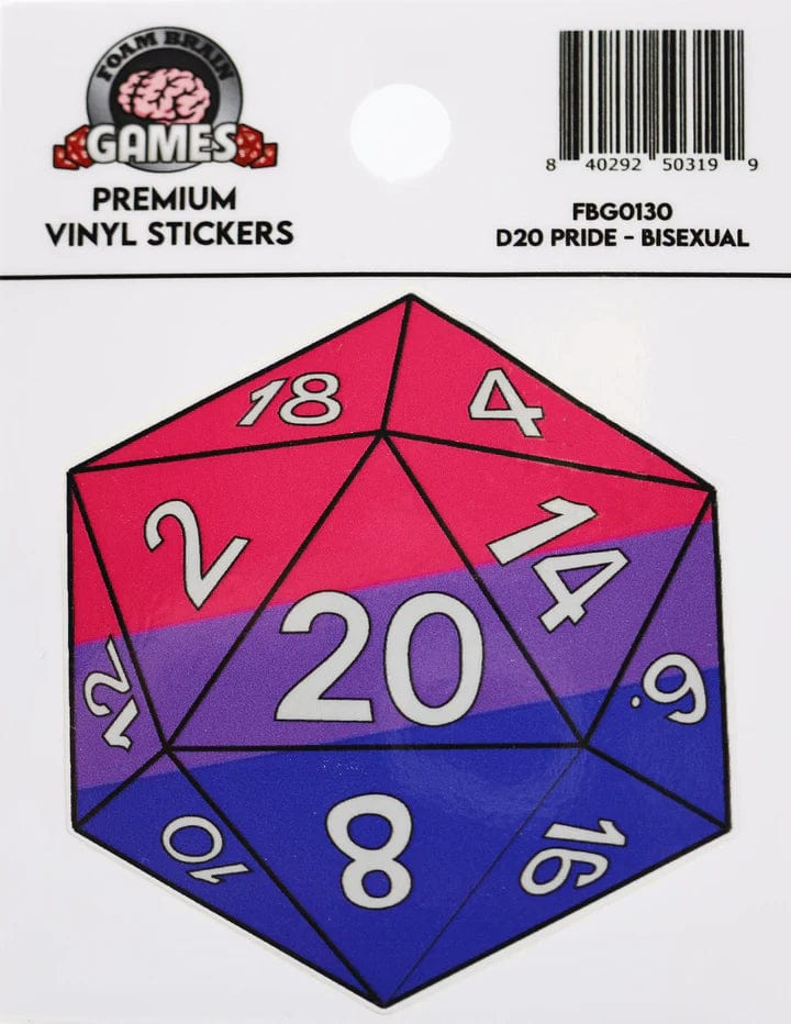 D20 STICKER - BISEXUAL PRIDE
