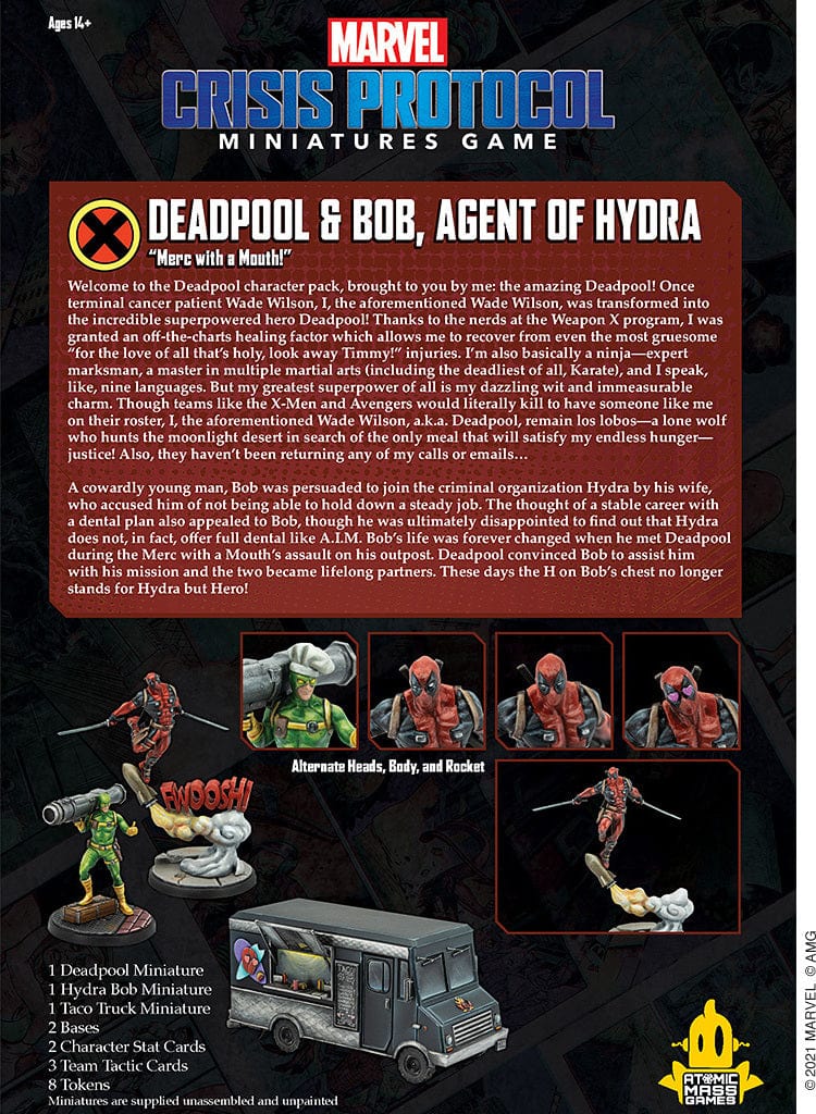 Marvel Crisis Protocol: Deadpool & Bob, Agent of Hydra - Image 3
