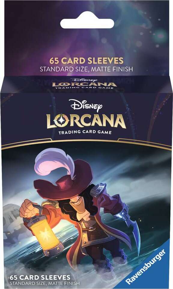 Disney Lorcana The First Chapter Captian Hook Card Sleeves - Image 2