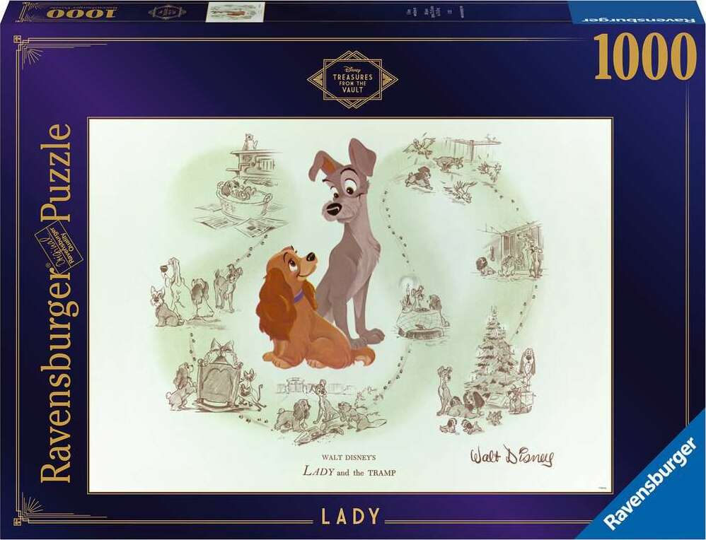 Disney Vault: Lady (1000 pc Puzzle) - Image 2