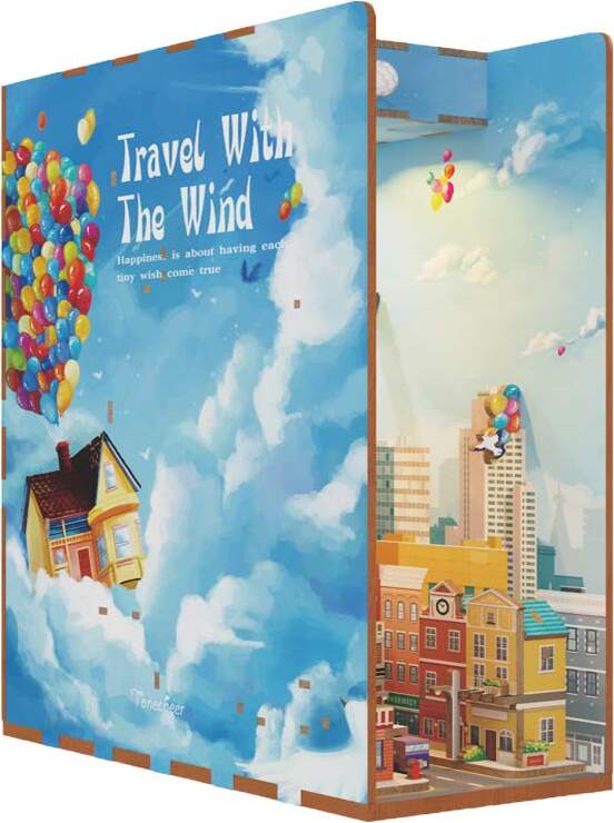 DIY Bookend Puzzle: Travel with the Wind - Image 5