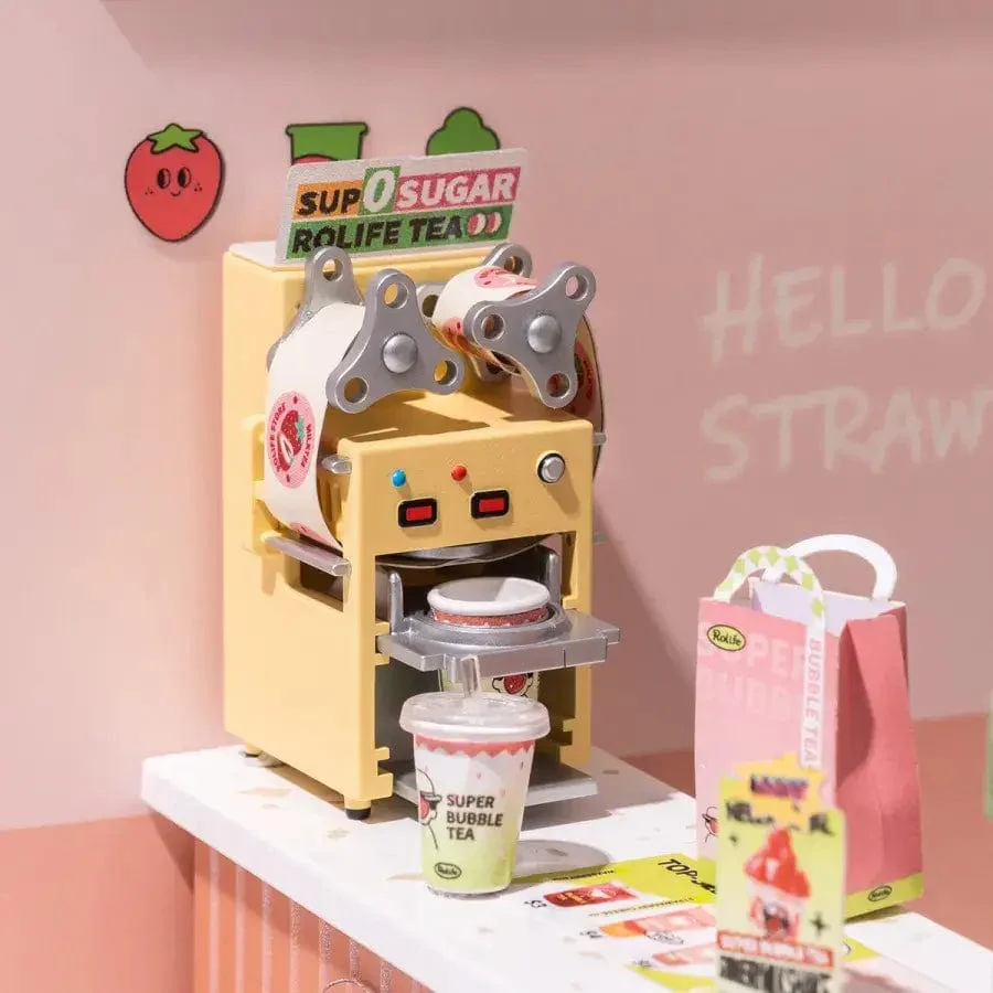 DIY Miniature House Kit: Double Joy Bubble Tea - Image 9