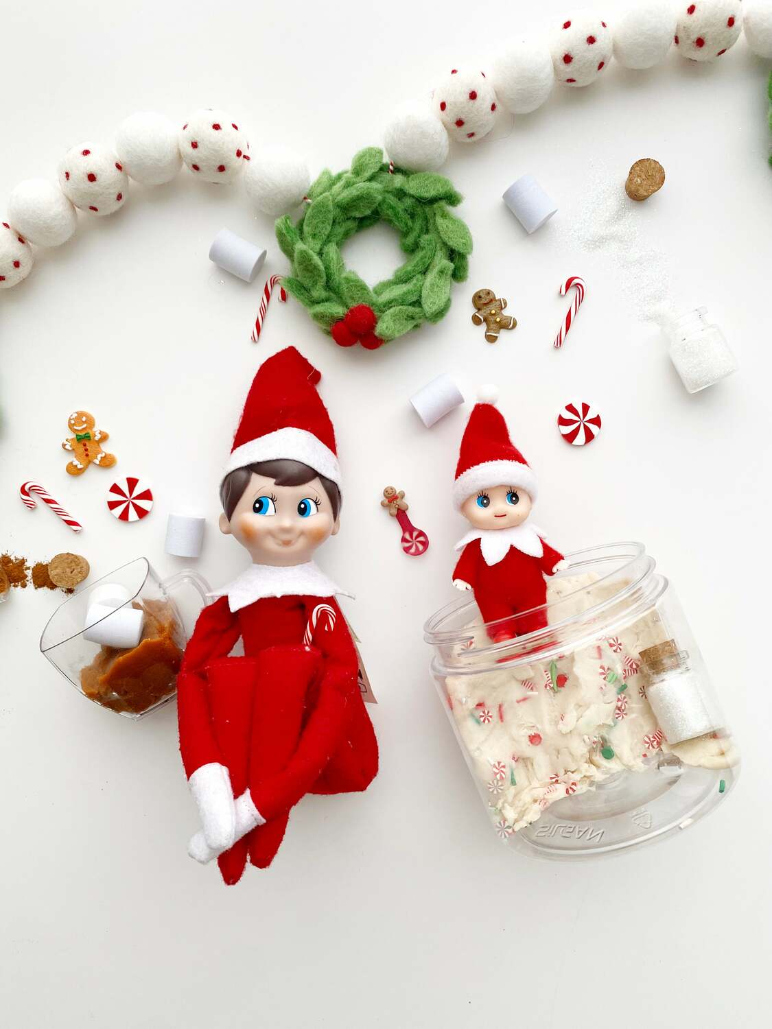 Elf in a Jar Play Dough To-Go Kit - Image 4
