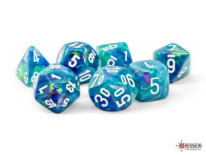 Festive® Mega-hedral™ Waterlily™/white 7-Die Set