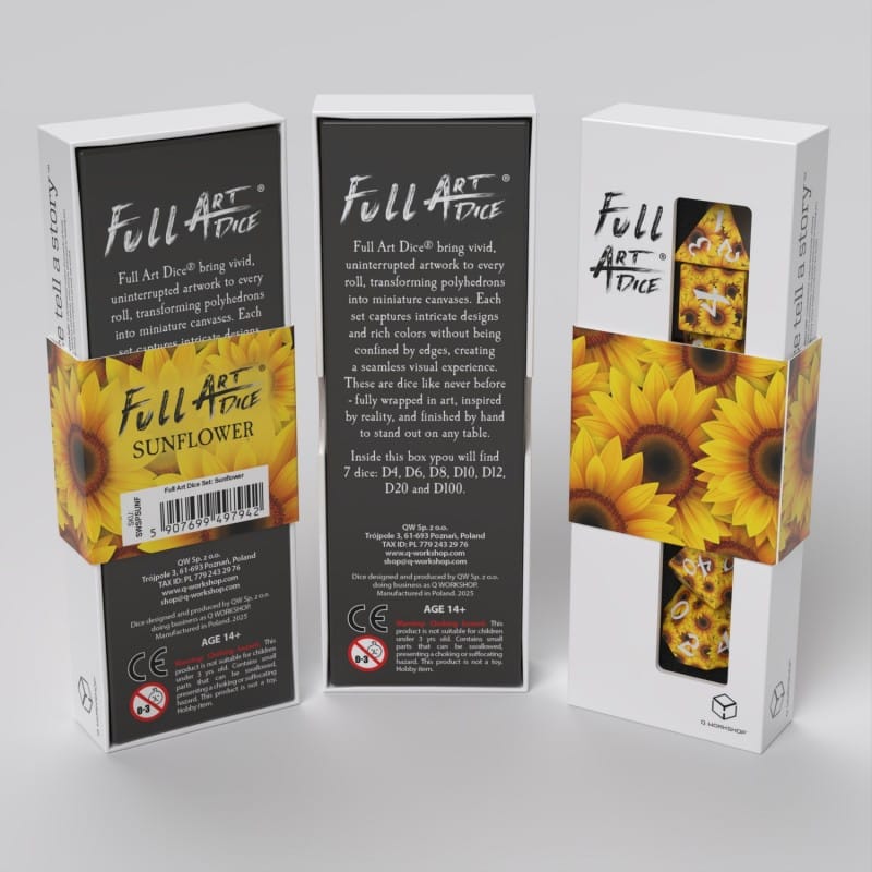 Full Art Dice® Set: Sunflower