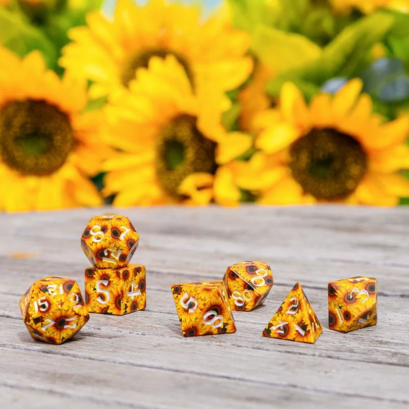 Full Art Dice® Set: Sunflower - Image 2