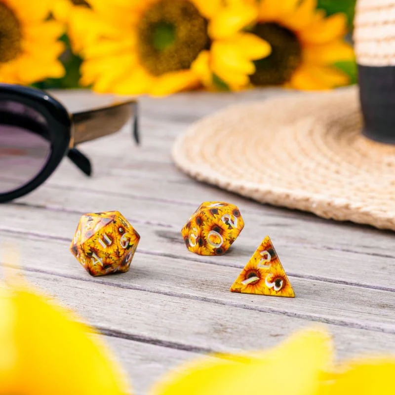 Full Art Dice® Set: Sunflower - Image 3