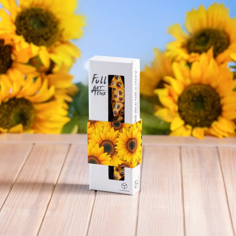Full Art Dice® Set: Sunflower - Image 6