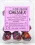 Gemini Purple Red Gold d10 set - Image 4