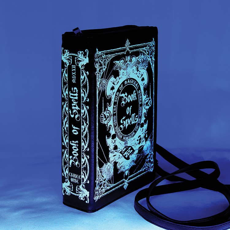 Glow in the Dark Book of Spells Clutch Bag - Image 2
