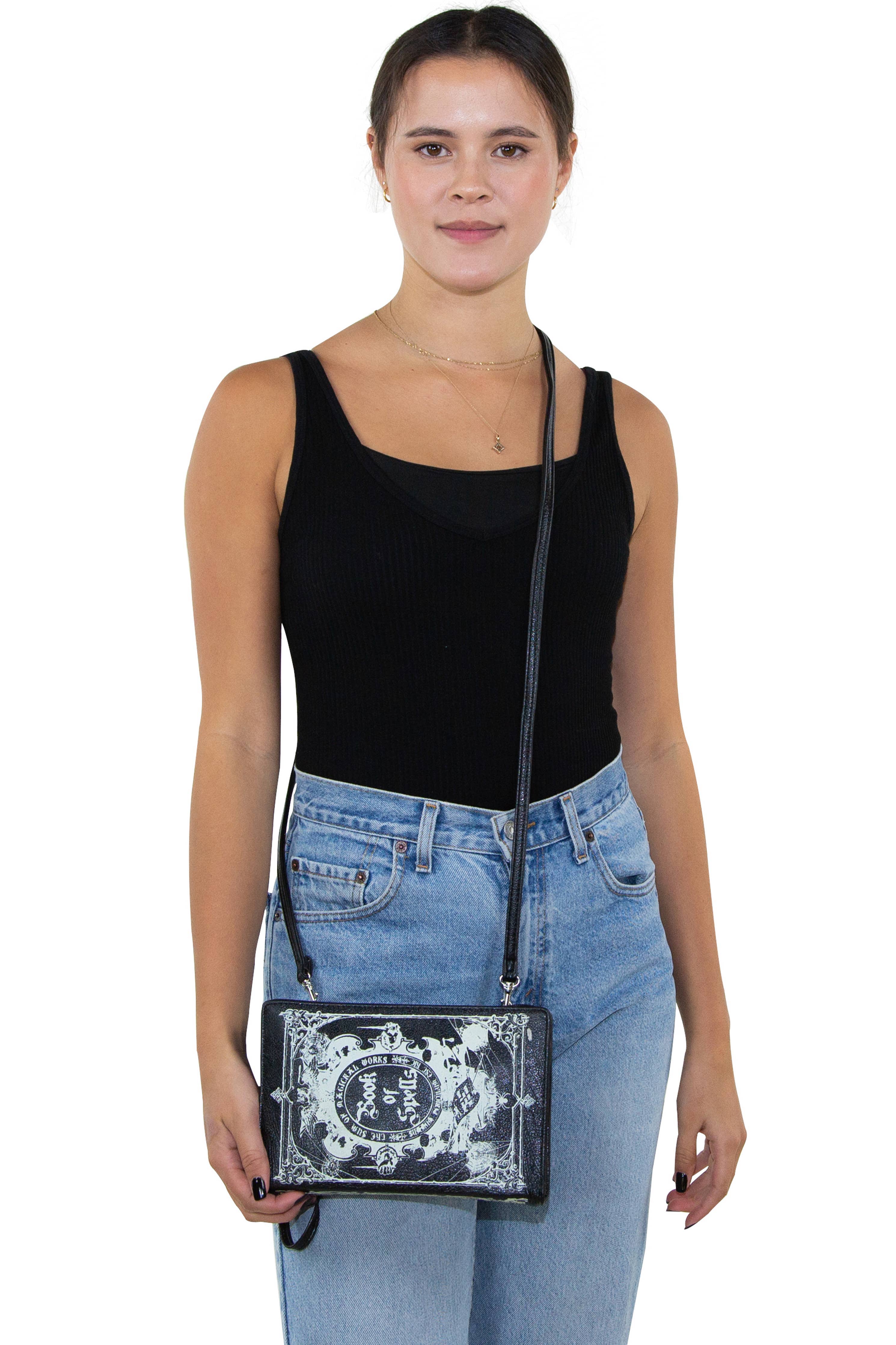 Glow in the Dark Book of Spells Clutch Bag - Image 4