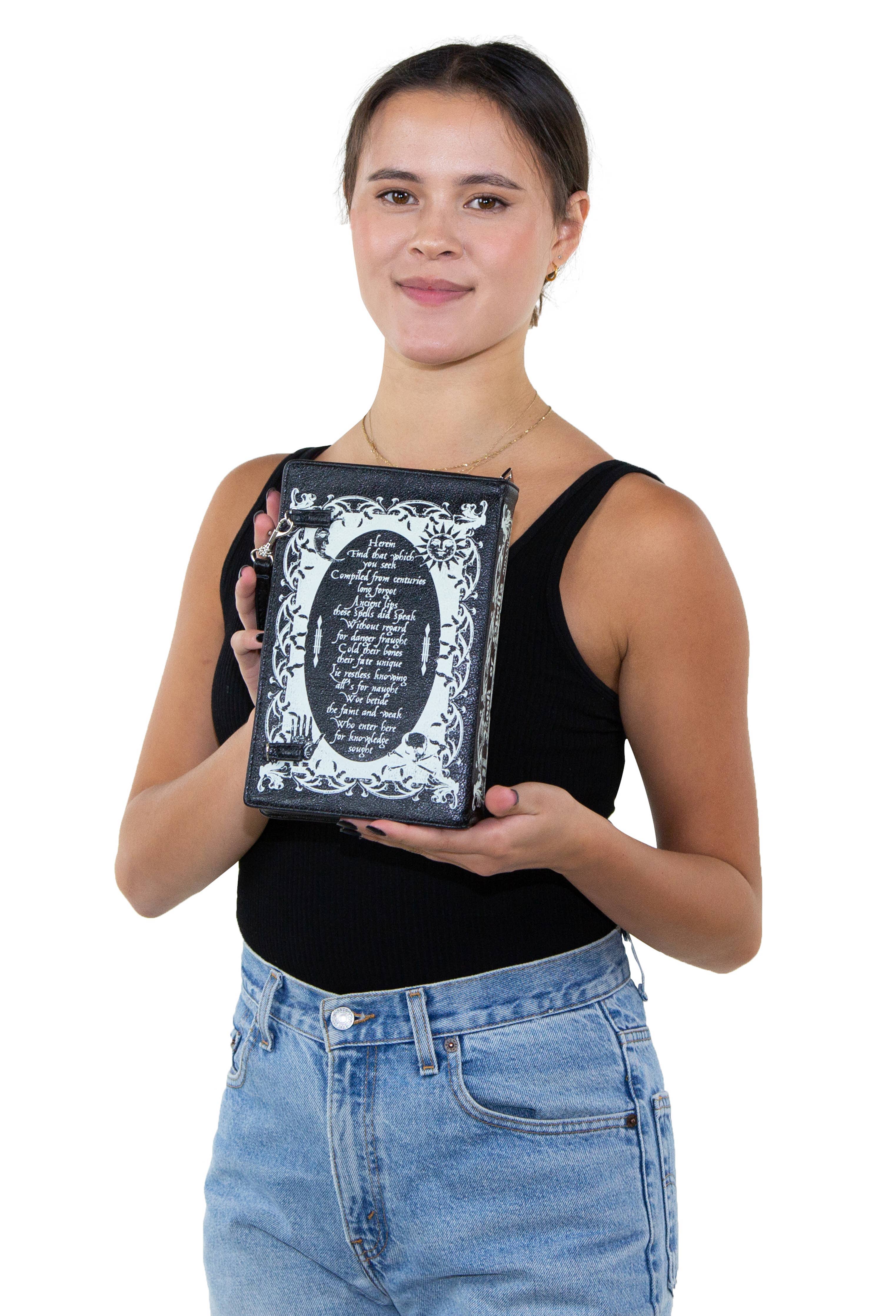 Glow in the Dark Book of Spells Clutch Bag - Image 8
