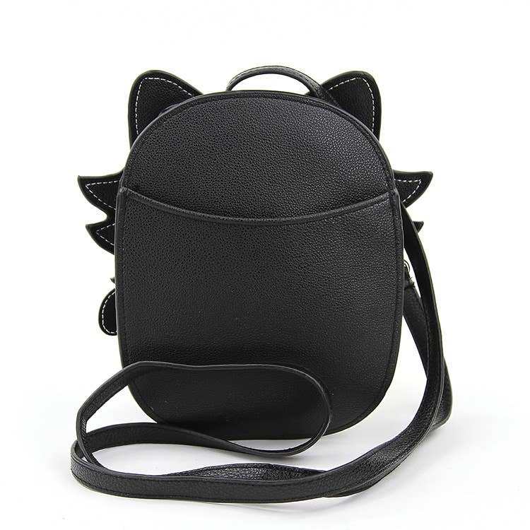 Glow in the Dark Sugar Skull Cat Crossbody Bag - Image 4