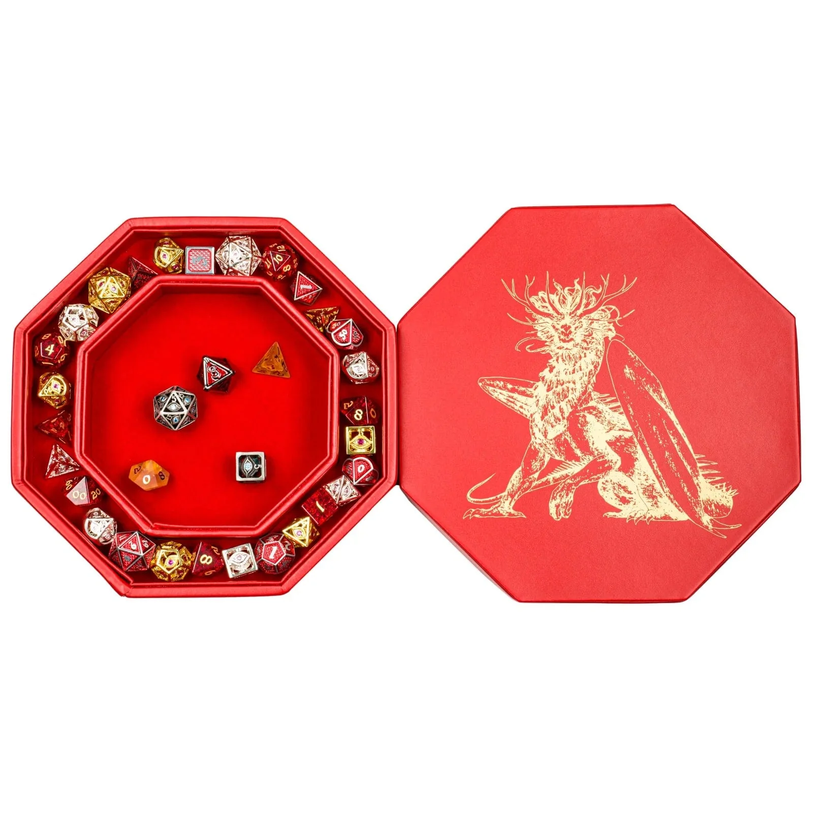 Hero's Hoard Dice Tray And Keeper- Royal Dragon