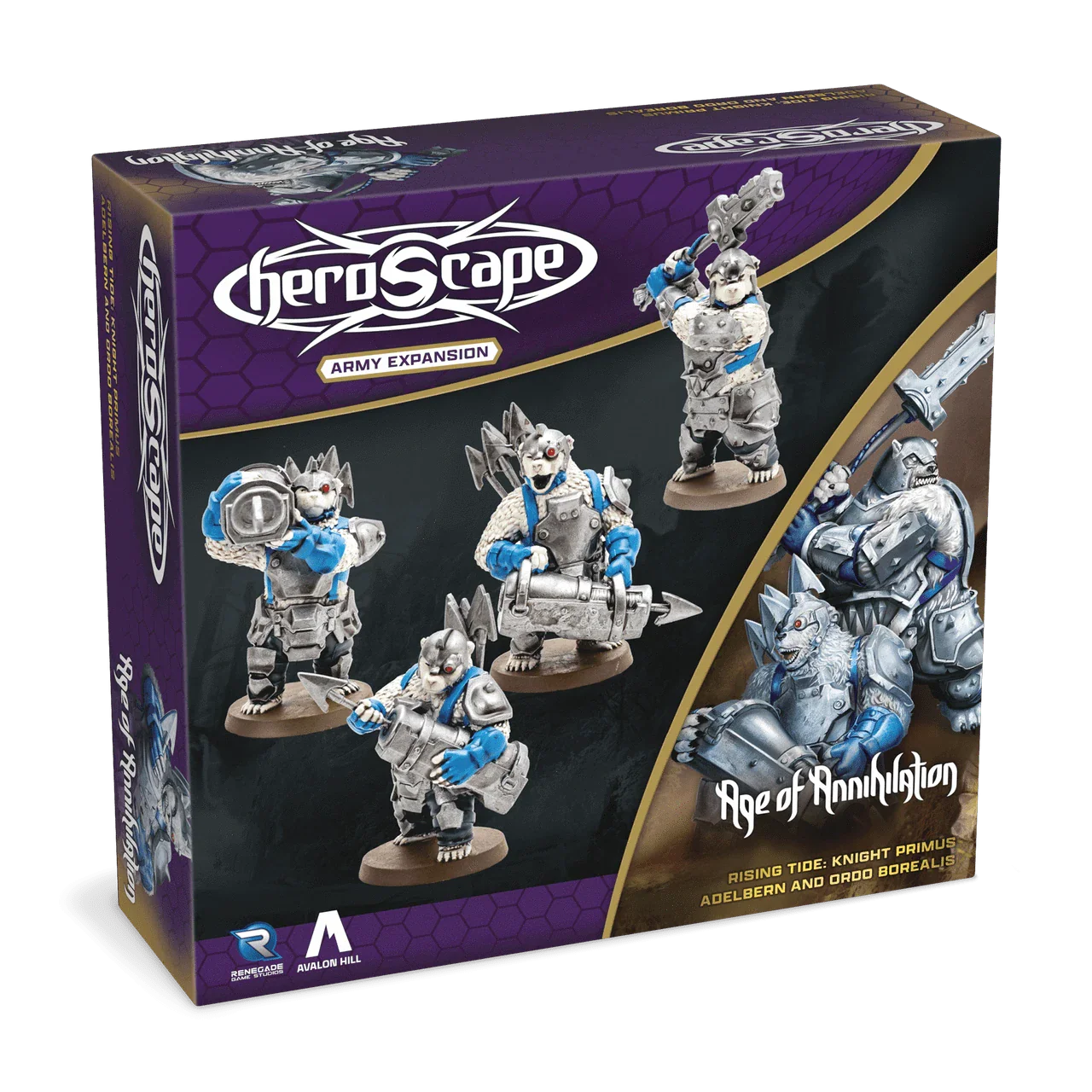 Heroscape: Rising Tide – Knight Primus Adelbern & Ordo Borealis Army Expansion