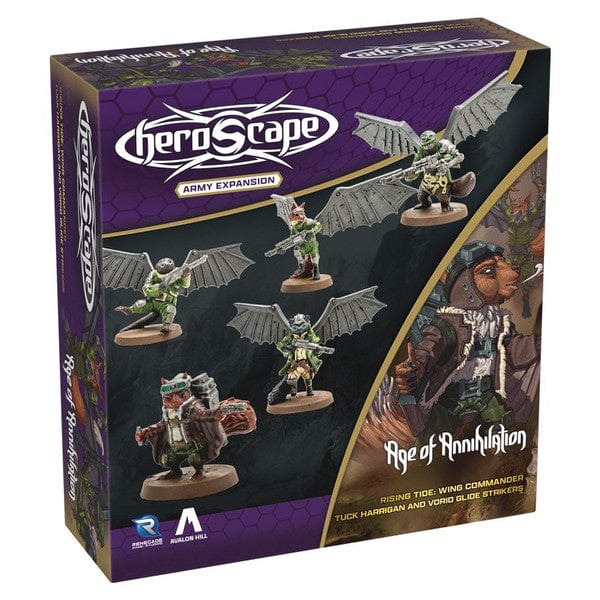Heroscape: Rising Tide: Wing Commander Tuck Harrigan and Vorid Glidestrikers Army Expansion