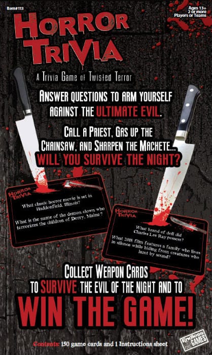 Horror Trivia Card Game - Image 4