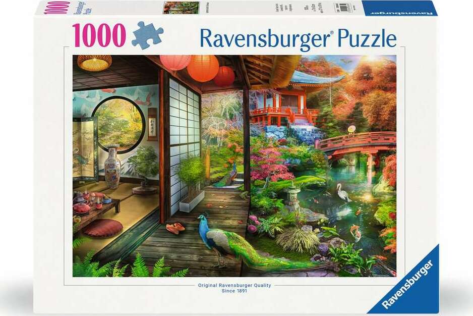 Jigsaw Puzzle Kyoto Japanese Garden Teahouse - 1000 Pieces Puzzle - Image 5